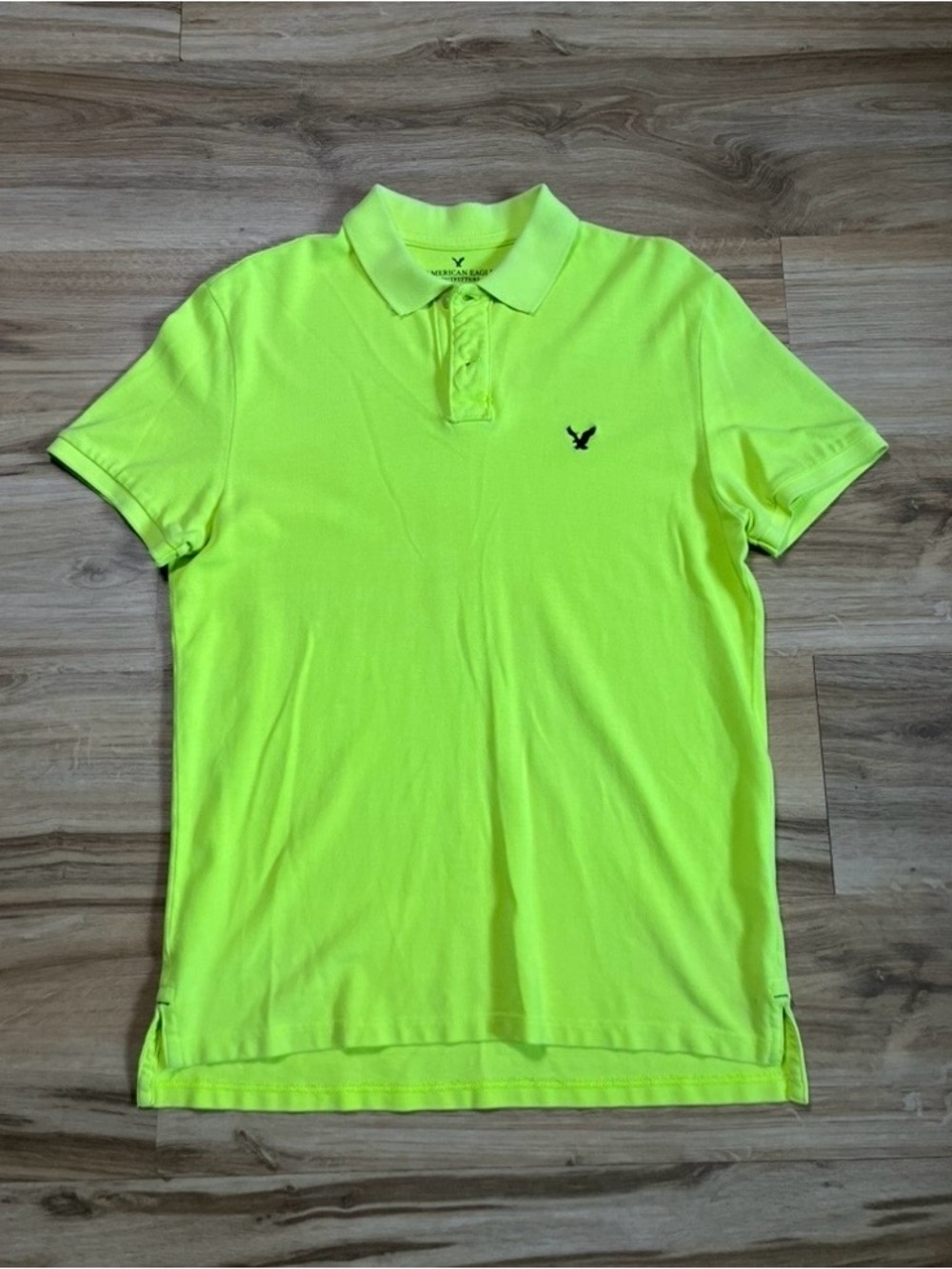 American Eagle Neon Polo Shirt